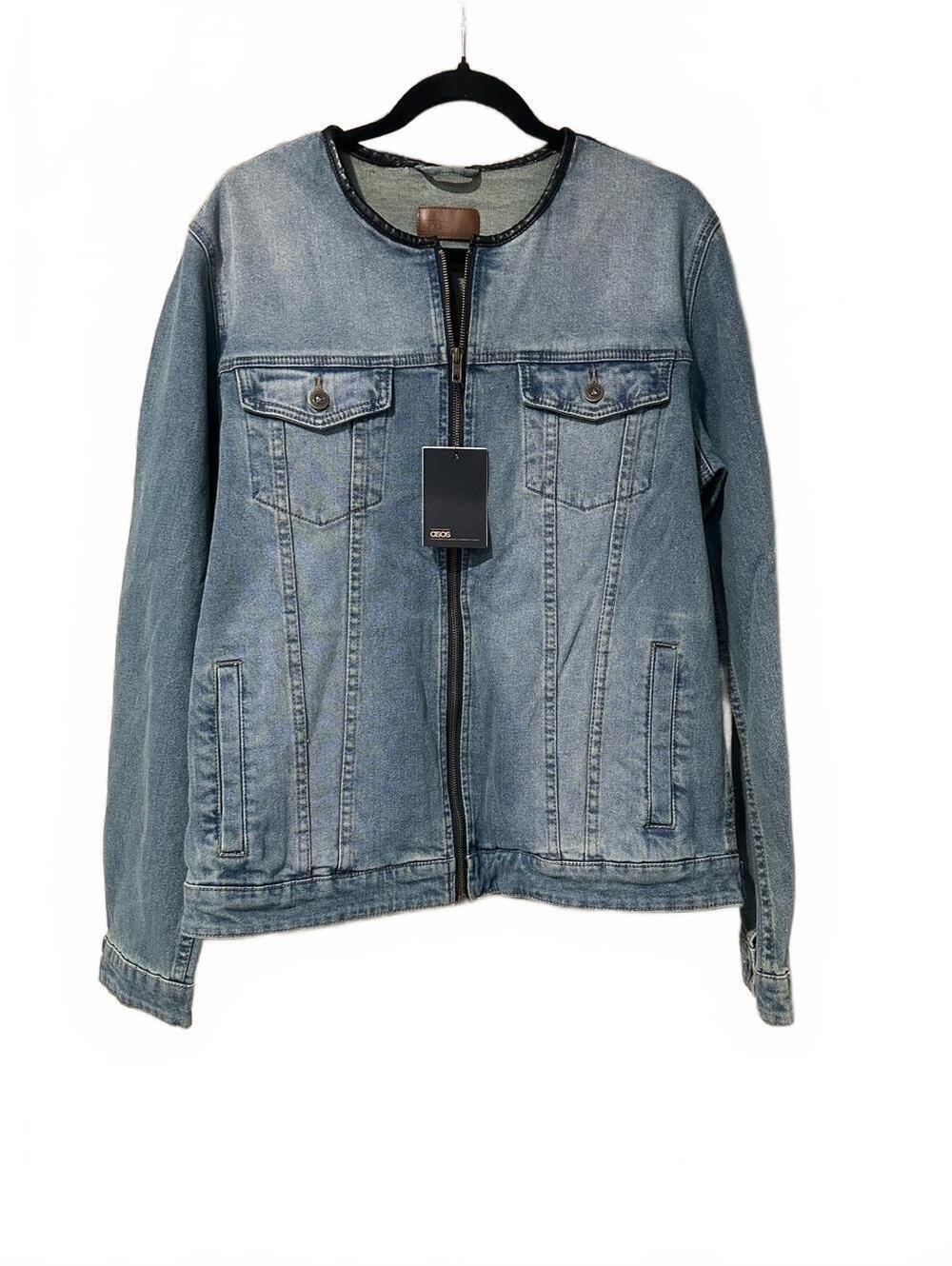ASOS Light Blue Denim Zip up Jacket